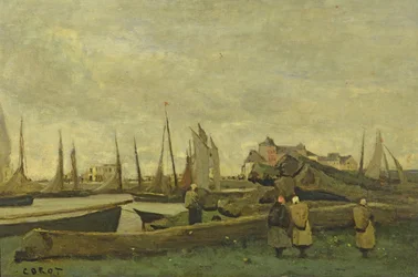Treport - Un muelle, c.1855-65